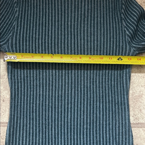 Smartwool Blue Ribbed Turtleneck Sweater - Picture 4 of 4